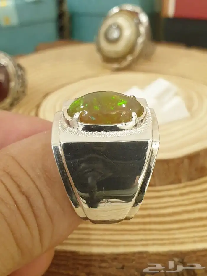 خاتم اوبال إثيوبي فل فاير صياغة حمادة VIP 8