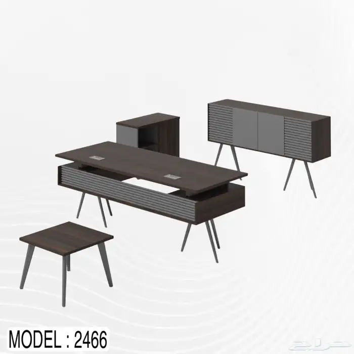 مكاتب فخم طقم مودرن المدير مكتب سكرتاريه درج دولاب طاولة شي 4