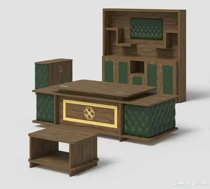 مكاتب فخم طقم مودرن المدير مكتب سكرتاريه درج دولاب طاولة شي 75