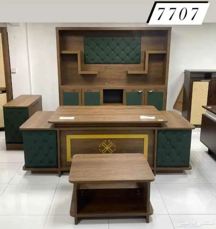 مكاتب فخم طقم مودرن المدير مكتب سكرتاريه درج دولاب طاولة شي 72