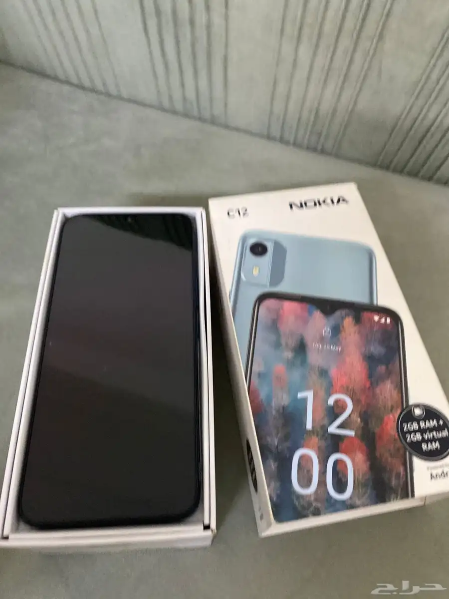 جهاز نوكيا C12 ذاكرته 64 جديد زي ماهو موضح 0
