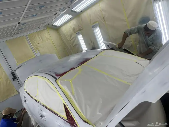 يوجد تابي وتامارا رش جميع انواع السيارات سمكرة توضيب ورشة 1