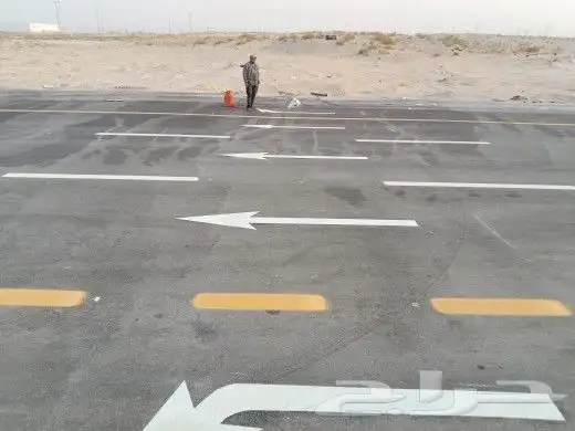 تخطيط طريق ودهانات بلدوره 4