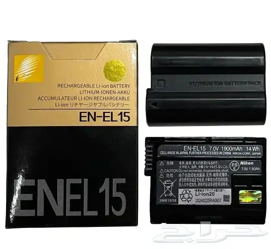 شاحن وبطاريات كانون نيكون 6