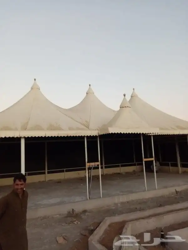 تلبيس قماش بيت شار مشب نار مظلات سواتر معلم الباكستاني 8