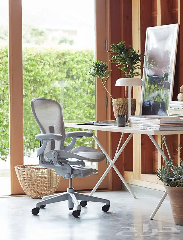 هيرمان ميلر ايرون ريماستر جديد herman miller aeron silver 3