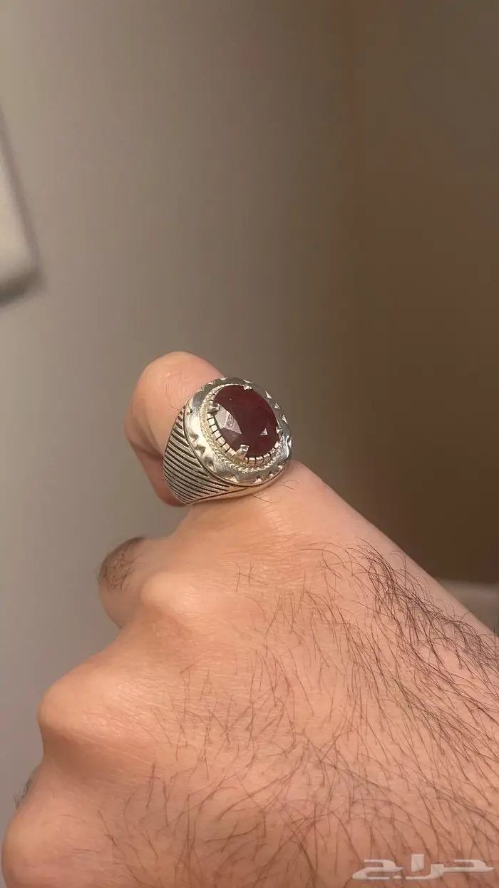 خاتم ياقوت روبي طبيعي 2