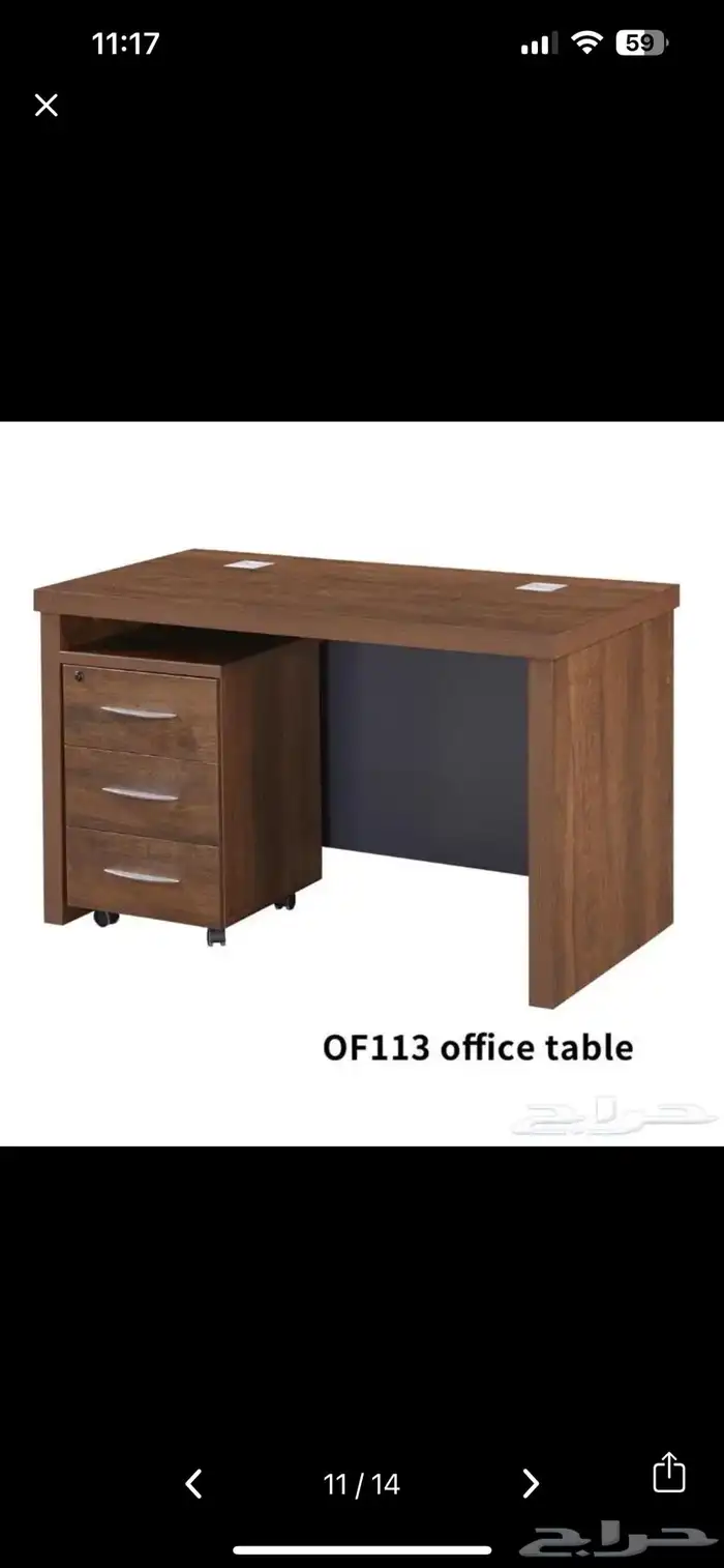 مكاتب فخم طقم مودرن المدير مكتب سكرتاريه درج دولاب طاولة شي 10