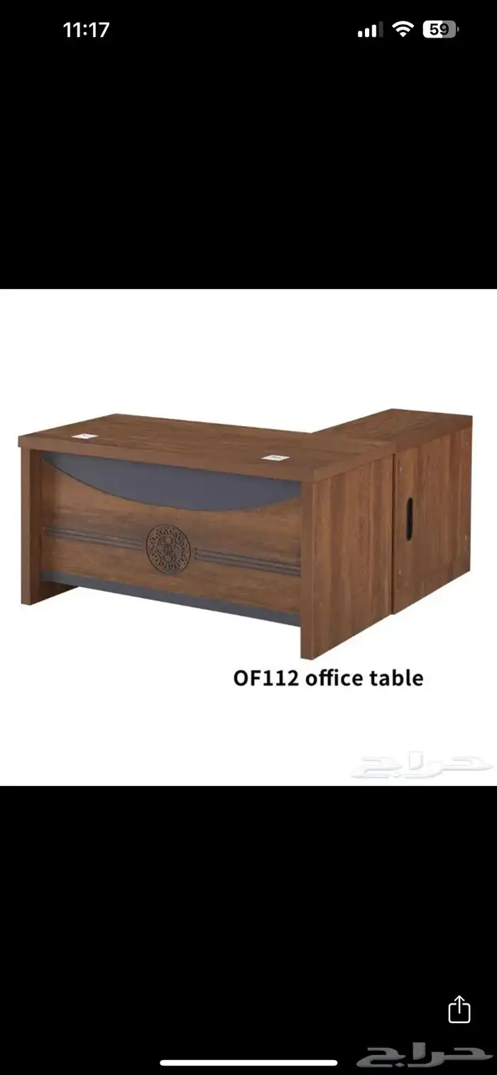 مكاتب فخم طقم مودرن المدير مكتب سكرتاريه درج دولاب طاولة شي 8
