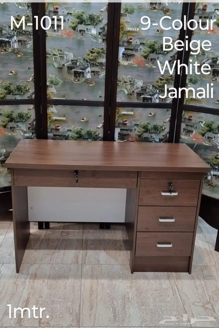 مكاتب فخم طقم مودرن المدير مكتب سكرتاريه درج دولاب طاولة شي 62