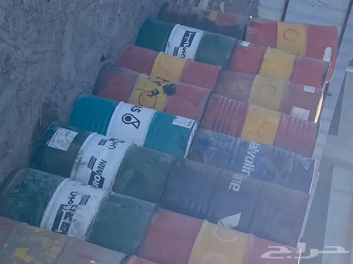 براميل حديد 110برميل 1