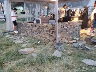 تلبيس ورص حجر طبيعي 2