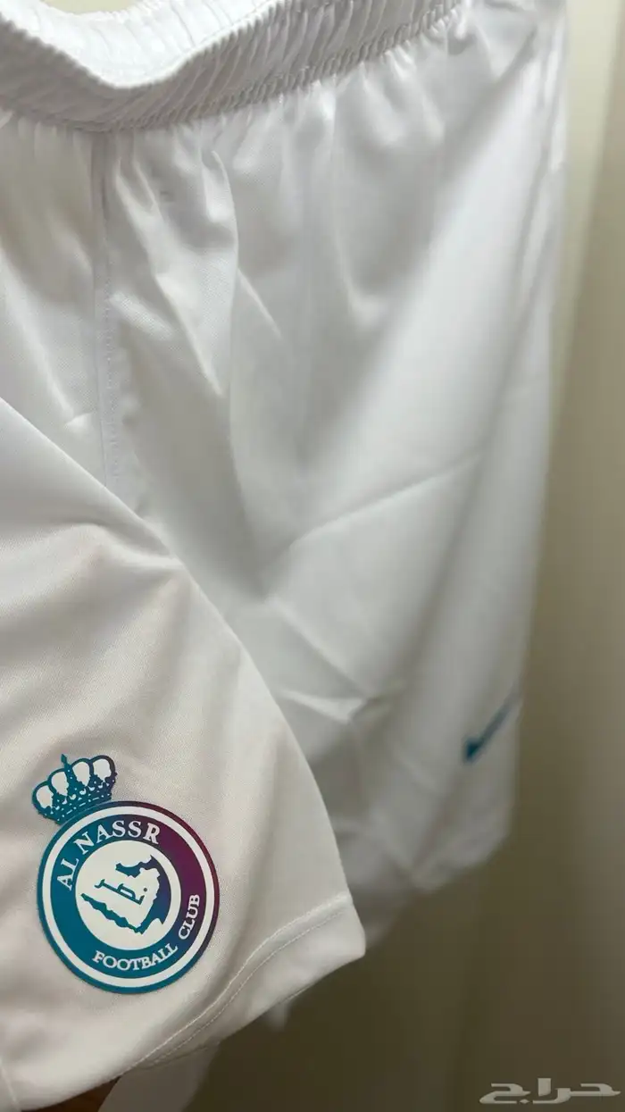 طقم النصر الابيض 2024 6