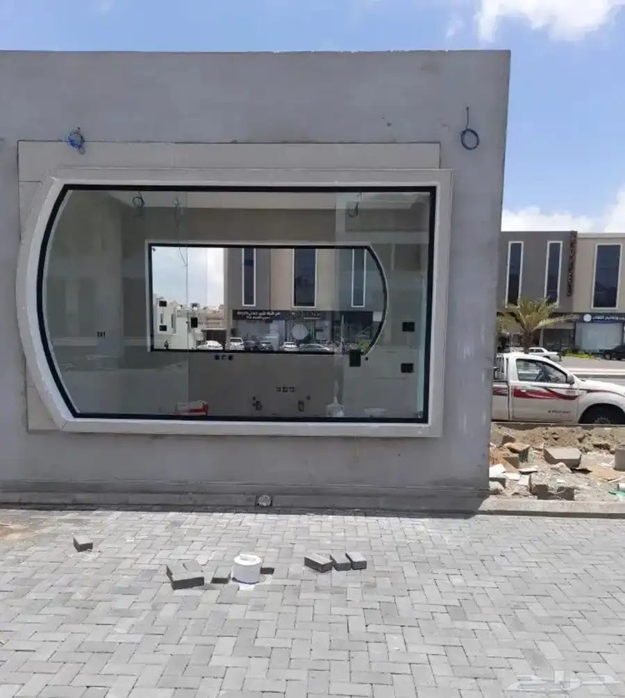 زجاج دربزين ودبل اجلاس ومحلات تجاريه 2