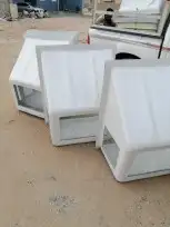 تركيب غطاء مكيف خارجي طارد الطيور شبك شباك 4