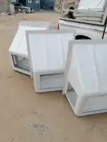 تركيب غطاء مكيف خارجي طارد الطيور شبك شباك 5