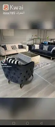 الركن الراقي تفصيل جميع انواع لكنب وستاير وتنجيد جميع الكنب 1