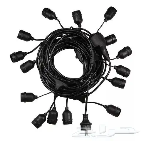 عقد لمبات 10 متر لمحلات الشاي والمقاهي والمخيمات 4