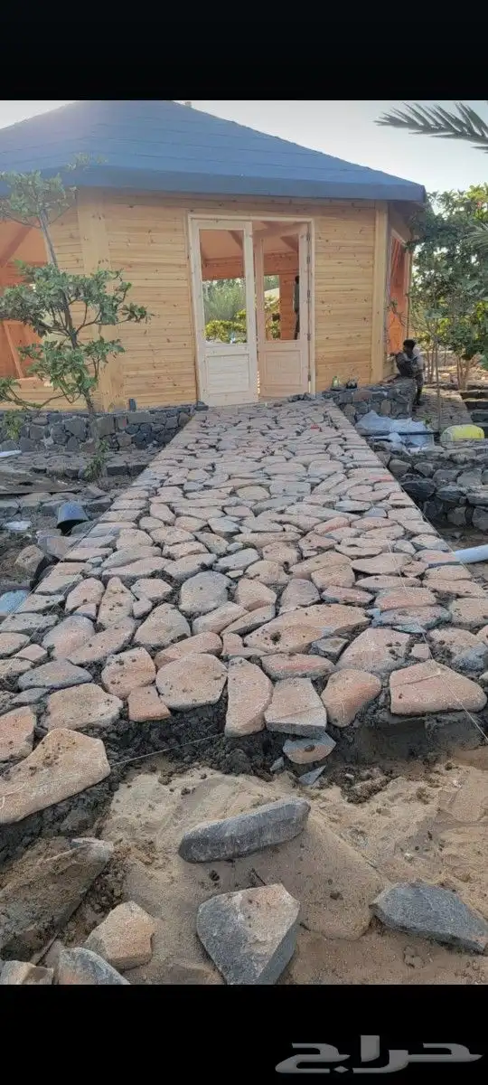 ممرات في غايه الجمال وبااحجار ملونه 8