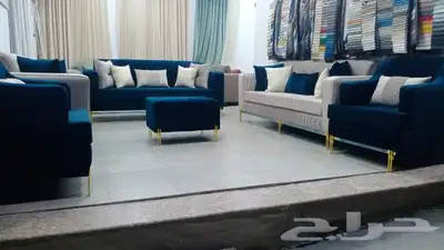الركن الراقي تفصيل جميع انواع لكنب وستاير وتنجيد جميع الكنب 2