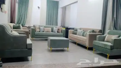 الركن الراقي تفصيل جميع انواع لكنب وستاير وتنجيد جميع الكنب 4
