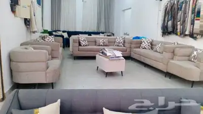 الركن الراقي تفصيل جميع انواع لكنب وستاير وتنجيد جميع الكنب 3