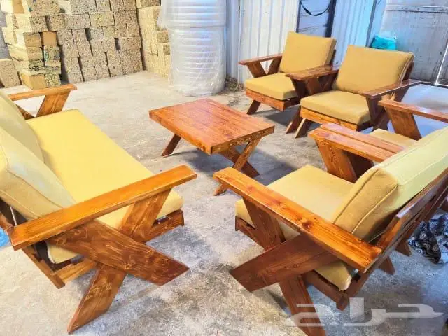 كراسي خشب جلسات 0