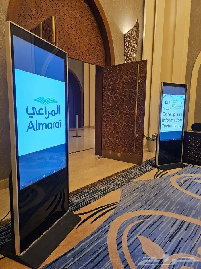 شاشات تفاعليه للايجار ايجار شاشات تلفزيون بالمس للعروض الإ 12