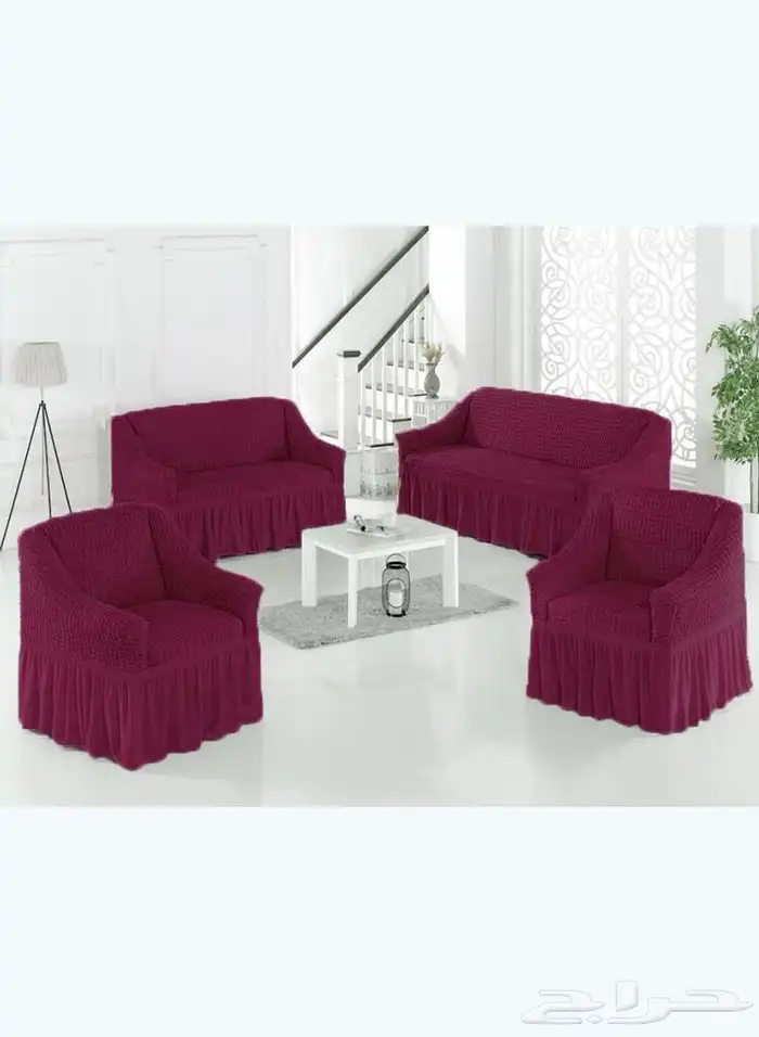 تلبيسات الكنب مخفضه الطقم ب165 4