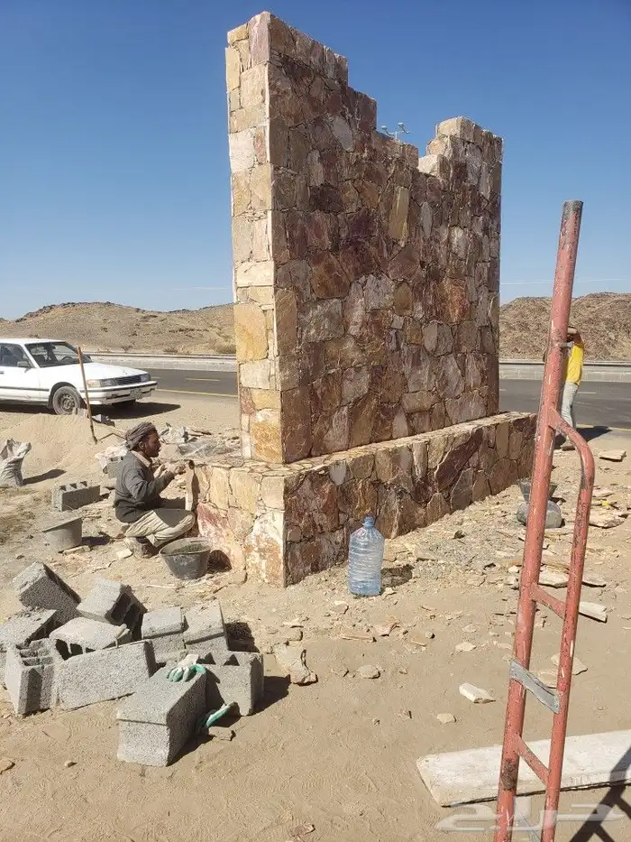 تلبيس ورص حجر طبيعي 1