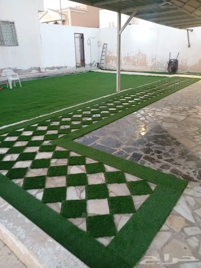 بيع وفرش وتركيب جميع انواع المفروشات نجيل صناعي موكيت سجاد 0