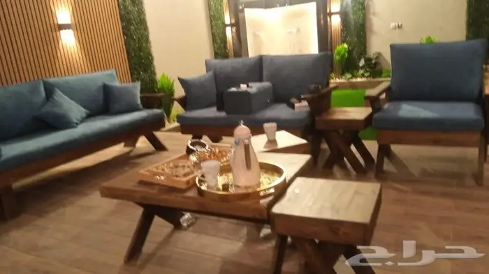 كراسي خشب جلسات 1