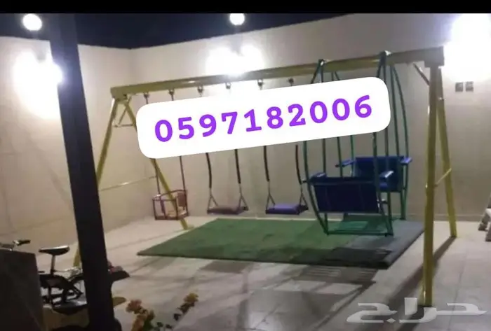 مراجيح الاستراحات والعاب مخيمات المناسبة للجميع 8