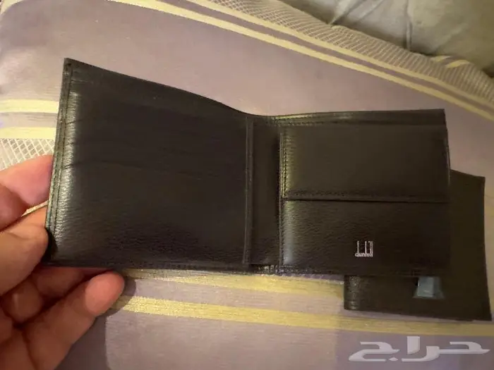 محفظة بوك دنهل Dunhill جلد طبيعي فخمة جدا 9