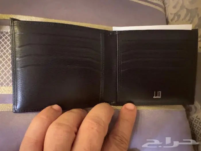 محفظة بوك دنهل Dunhill جلد طبيعي فخمة جدا 11