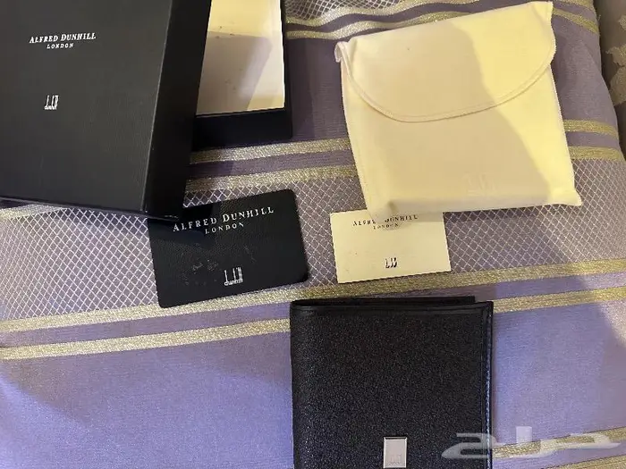 محفظة بوك دنهل Dunhill جلد طبيعي فخمة جدا 15
