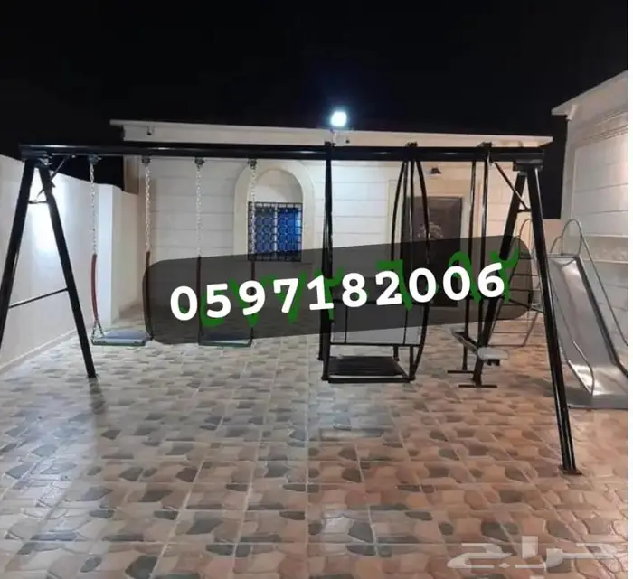 مراجيح الاستراحات والعاب مخيمات المناسبة للجميع 17