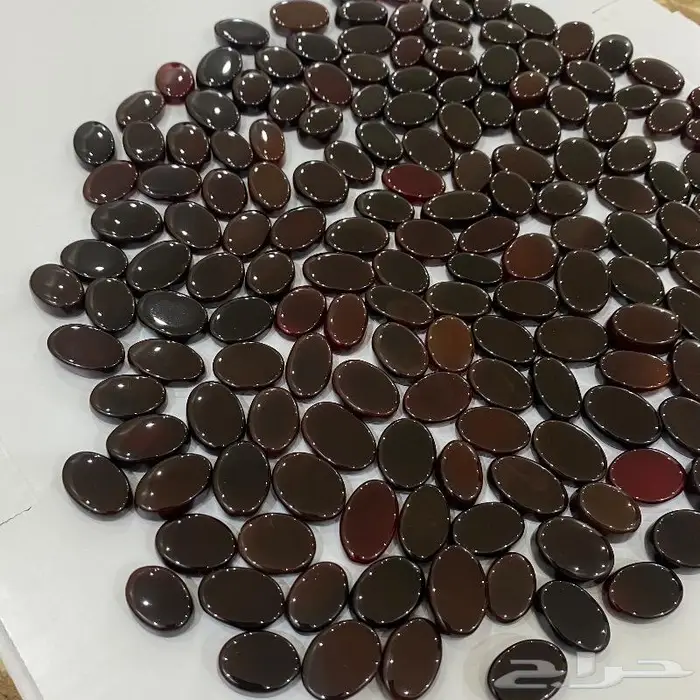 عقيق كبدي أفريقي طبيعي العدد 170 حجر جملة 4