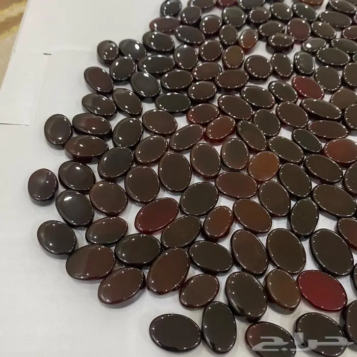 عقيق كبدي أفريقي طبيعي العدد 170 حجر جملة 15