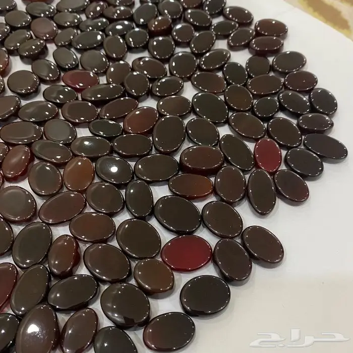 عقيق كبدي أفريقي طبيعي العدد 170 حجر جملة 18