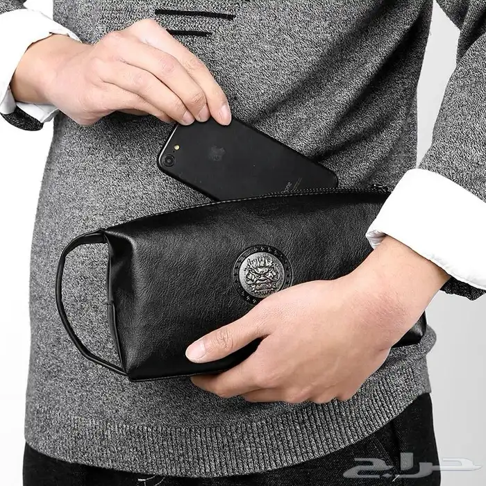 شنطة يد جلد رجالية 5