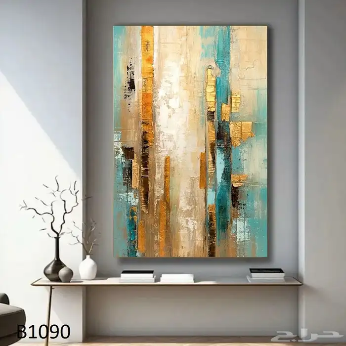 لوحات كانفس تصاميم مميزة توصيل مجاني لباب البيت 35