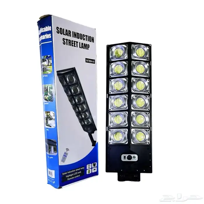 كشاف بالطاقة الشمسية مزود بمستشعر للحركة والشفق   300 وات 8