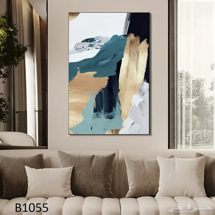 لوحات كانفس تصاميم مميزة توصيل مجاني لباب البيت 60