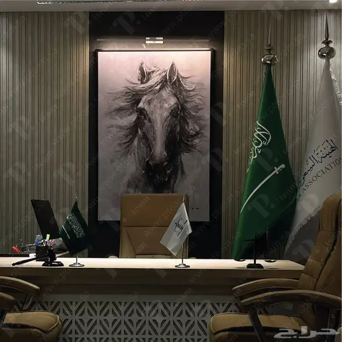 طباعة اعلام مكتبية بشعار شركتك 4