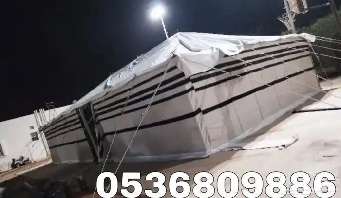 بيوت شعر - بيت شعر ابيض تركي بجودة عالية - خيام شعر 6