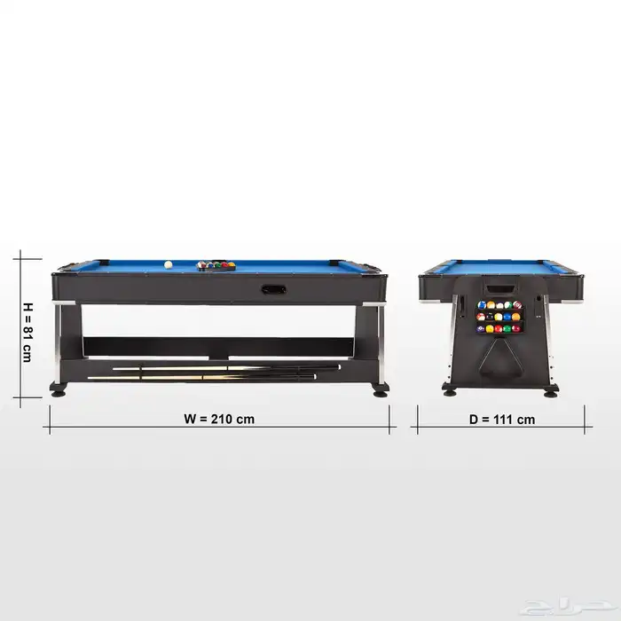 طاولة العاب متعددة المقاس الدولي ( تنس - هوكي - بلياردو ) 21