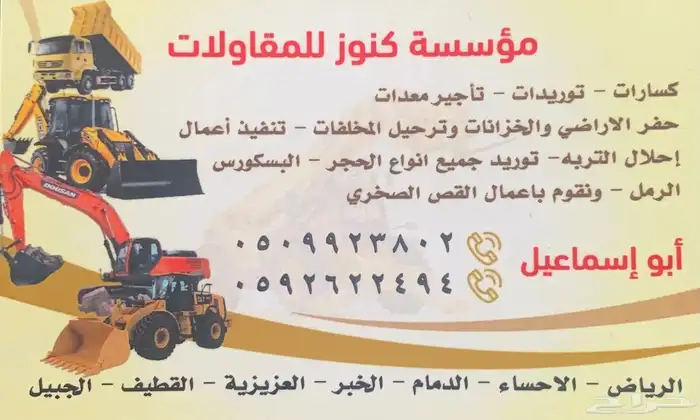 مقاولات عامه وكسارات منطقه الصمان مجمع الكسارات 0