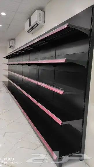 رفوف سوبر ماركت رفوف صيدليات جديد بسعر المستعمل 7
