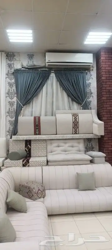 مفروشات الرياض  تفصيل جميع انواع الكنب والجلسات الارضي والست 18